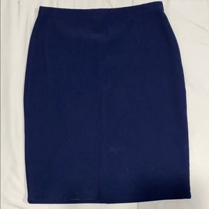 NAVY PENCIL SKIRT
